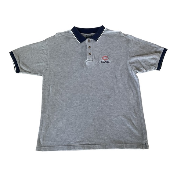 The Edge Chicago Bears Polo Shirt Gray Men’s Large - Picture 1 of 5